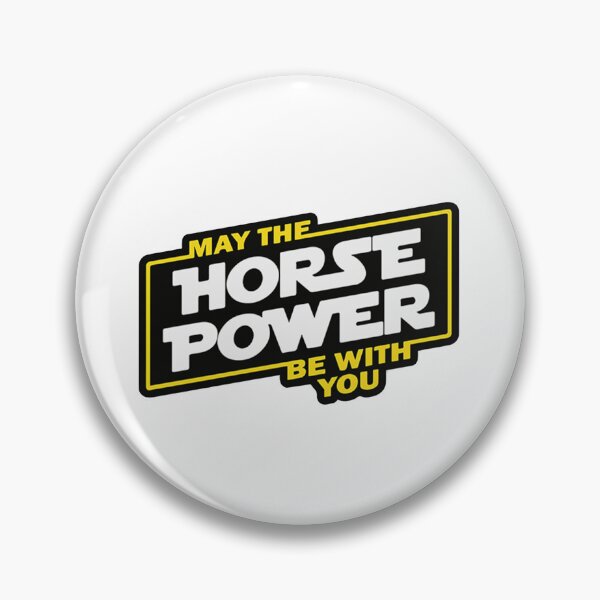 Item preview, May the horse power be with you. Car, Bike and Helmet Sticker designed and sold by ozumdesigns.