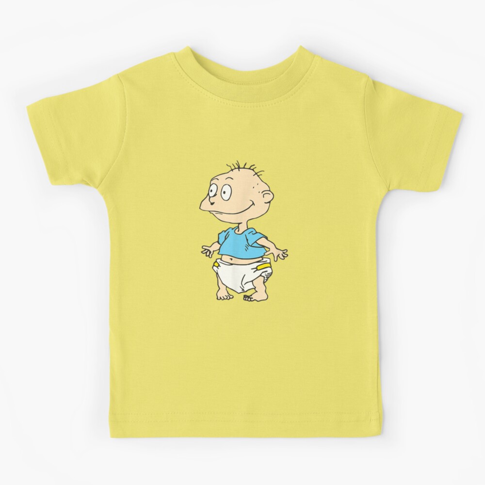 Vintage Cartoon Baby Boy In Diaper Kids T-Shirt for Sale by