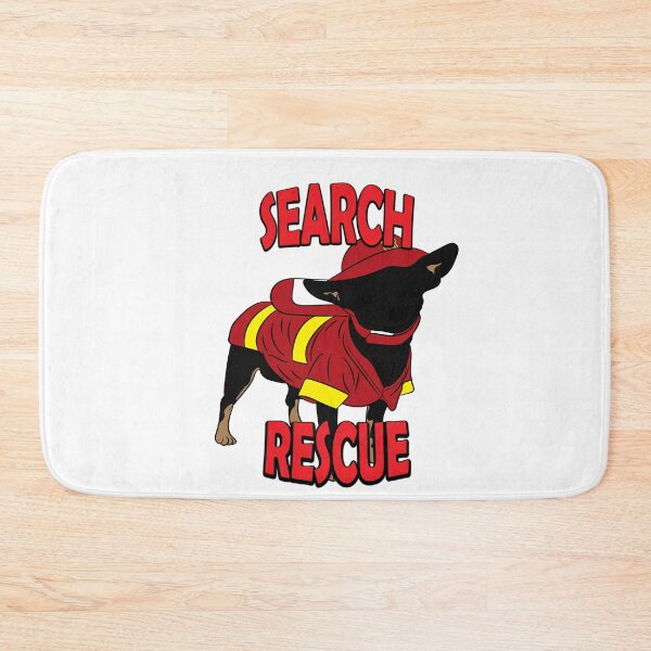 Item preview, Search and rescue firefighter pug/ dog artistic design designed and sold by SamRVstore.