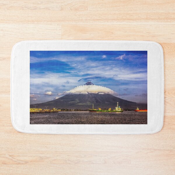 Item preview, Mayon Volcano and Legazpi City Port Albay Philippines designed and sold by Pabalonshop.