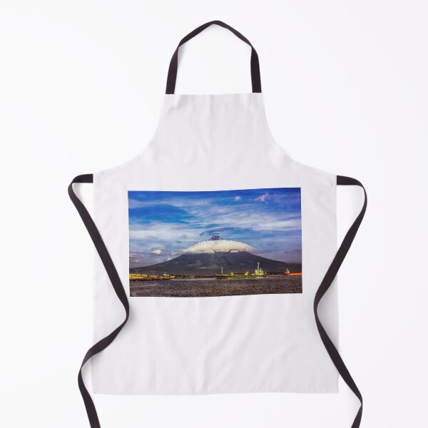 Item preview, Mayon Volcano and Legazpi City Port Albay Philippines designed and sold by Pabalonshop.