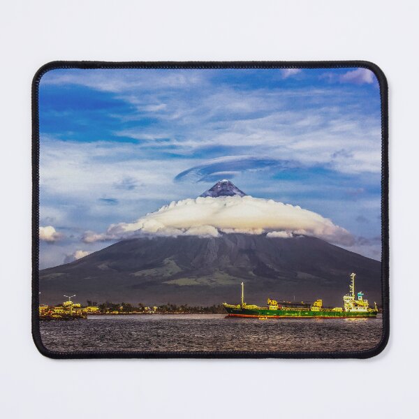 Item preview, Mayon Volcano and Legazpi City Port Albay Philippines designed and sold by Pabalonshop.