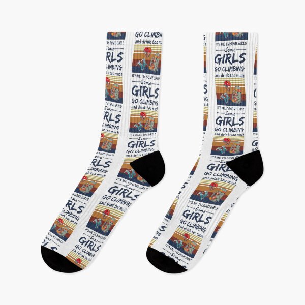 Item preview, Some Girls Go Climbing And Drink Too Much  designed and sold by LittleShop79.
