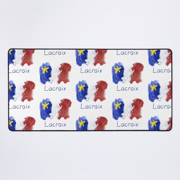 Item preview, Acadian Flag pastel liquid Lacroix - Drapeau acadien liquide pastel Lacroix designed and sold by ColoursOfFrance.