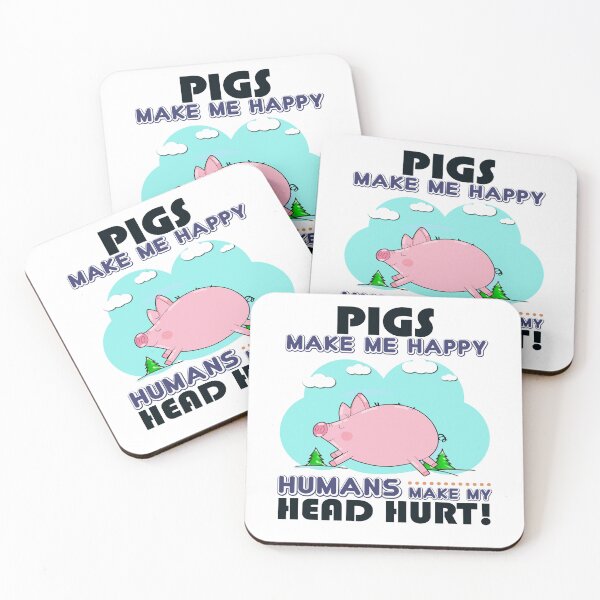 Item preview, Pigs Make Me Happy designed and sold by tranhungtdu.