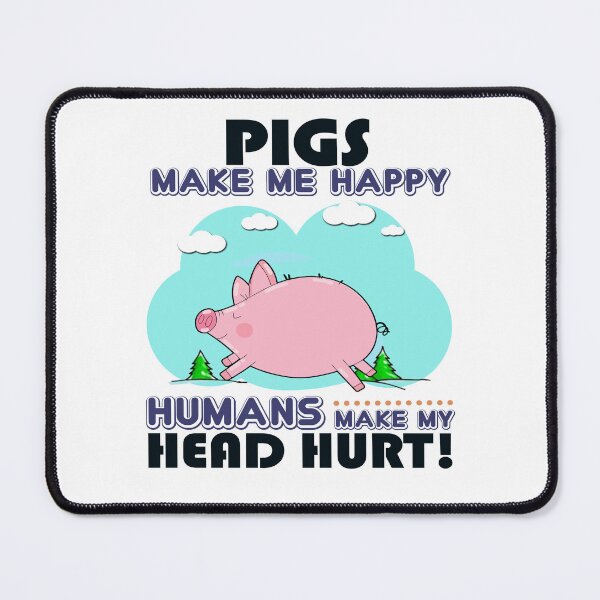 Item preview, Pigs Make Me Happy designed and sold by tranhungtdu.
