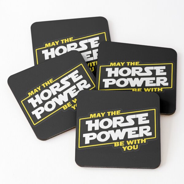 Item preview, May the horse power be with you. Car, Bike and Helmet Sticker designed and sold by ozumdesigns.