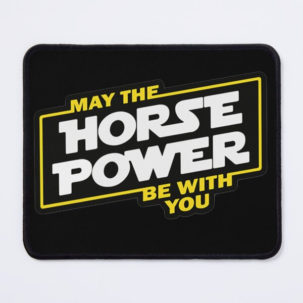 Item preview, May the horse power be with you. Car, Bike and Helmet Sticker designed and sold by ozumdesigns.
