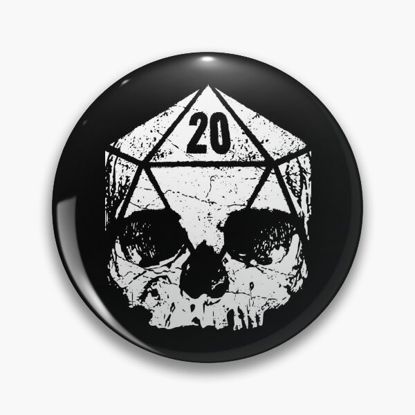 Artikelvorschau, Würfelschädel RPG Gaming D20 entworfen und verkauft von DnlDesigns.
