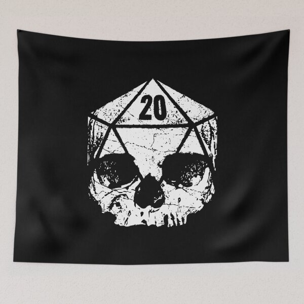 Item preview, Dice Skull RPG Gaming D20 designed and sold by DnlDesigns.