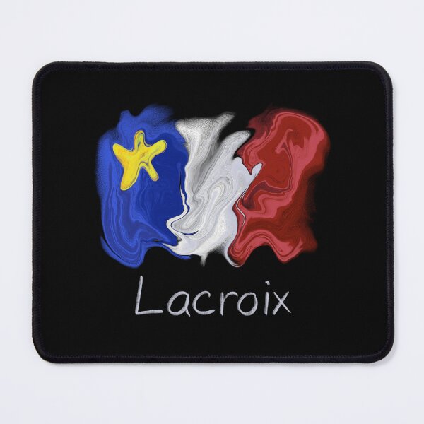 Item preview, Acadian Flag pastel liquid Lacroix  - Drapeau acadien liquide pastel Lacroix designed and sold by ColoursOfFrance.