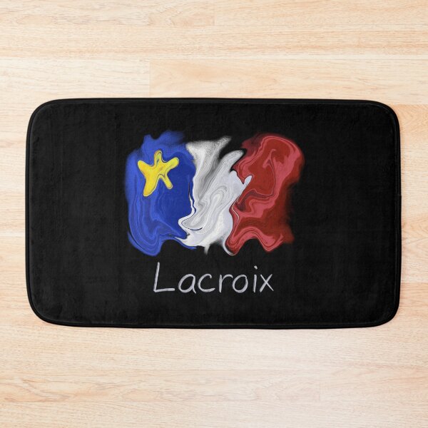 Item preview, Acadian Flag pastel liquid Lacroix  - Drapeau acadien liquide pastel Lacroix designed and sold by ColoursOfFrance.