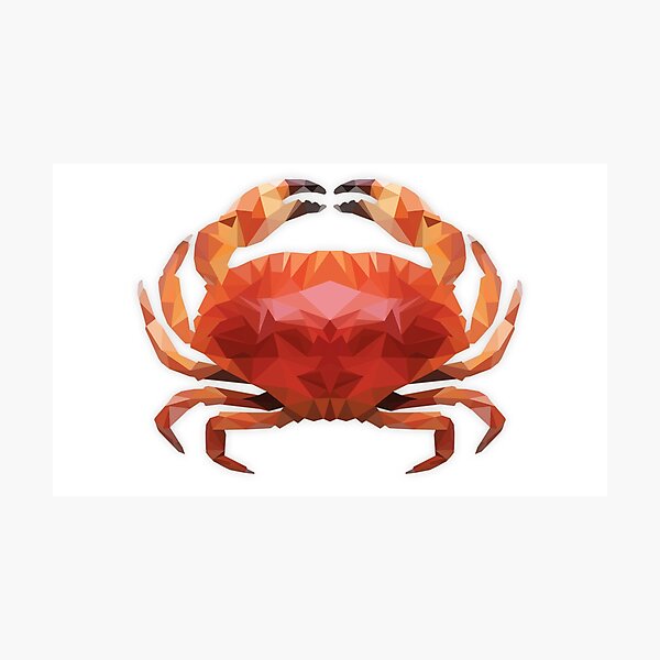 Item preview, Low Poly Design Crab designed and sold by meshhead.