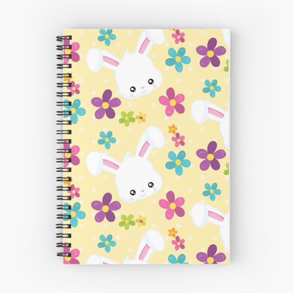Item preview, Yellow Easter Bunny Cute Floral Pattern designed and sold by ILLYL Creatives.