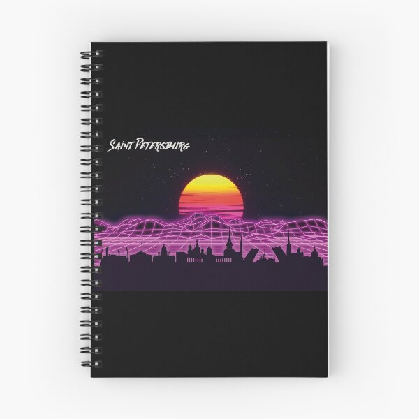 Item preview, Saint Petersburg Skyline Neon Nights designed and sold by DFerraz.