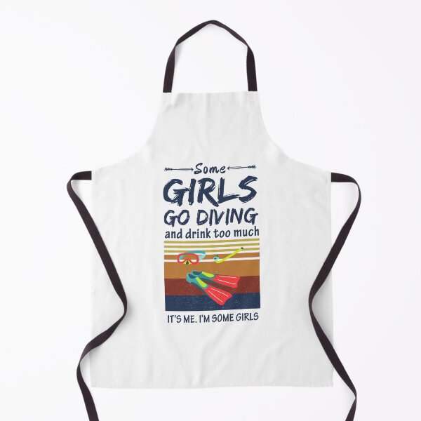 Item preview, Some Girls Go Diving And Drink Too Much  designed and sold by LittleShop79.