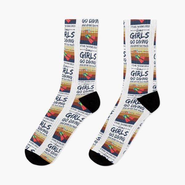 Item preview, Some Girls Go Diving And Drink Too Much  designed and sold by LittleShop79.