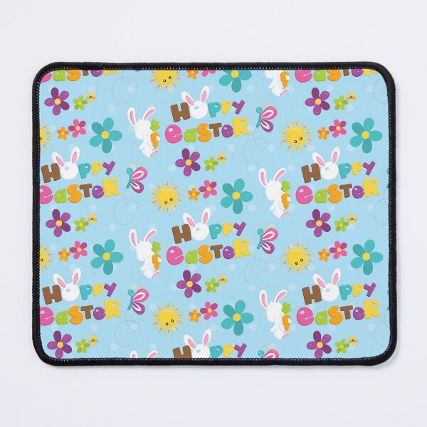 Item preview, Cute Hoppy Easter Bunny Floral Pattern designed and sold by ILLYL Creatives.