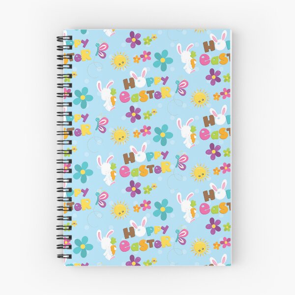 Item preview, Cute Hoppy Easter Bunny Floral Pattern designed and sold by ILLYL Creatives.