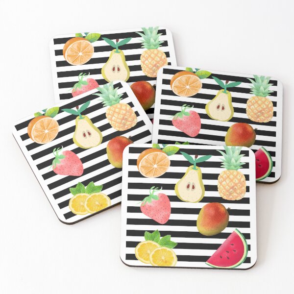 Item preview, Fruits in Lines Background designed and sold by TIPJ.