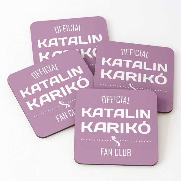 Item preview, Fan Club: Katalin (Kati) Kariko - women of science (white text) designed and sold by Ofeefee.