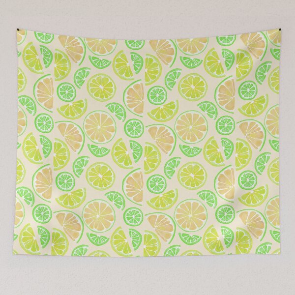Item preview, Summer Citrus Vibes - Limes and Bergamot Orange designed and sold by KelliroDesigns.