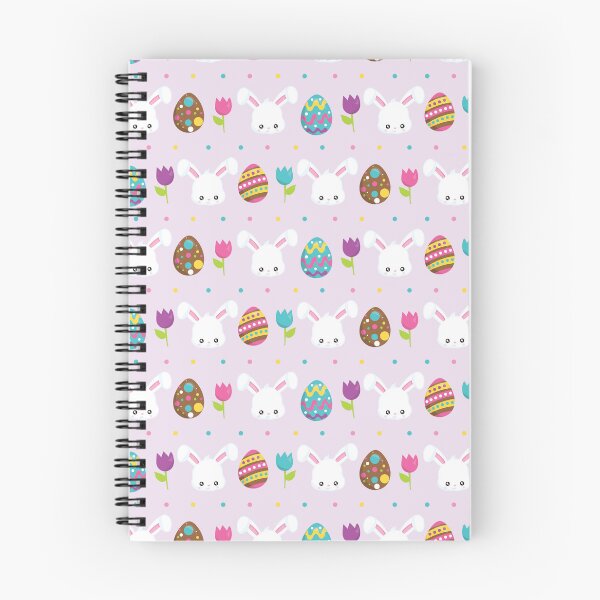 Item preview, Pink Easter Egg Bunny Rabbit Kawaii Pattern designed and sold by ILLYL Creatives.