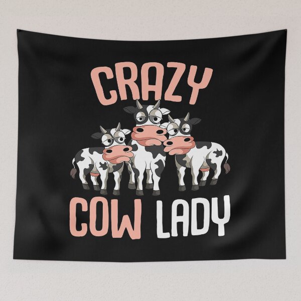 Item preview, Crazy Cow Lady - Cow Lover Women designed and sold by douglasgary019.