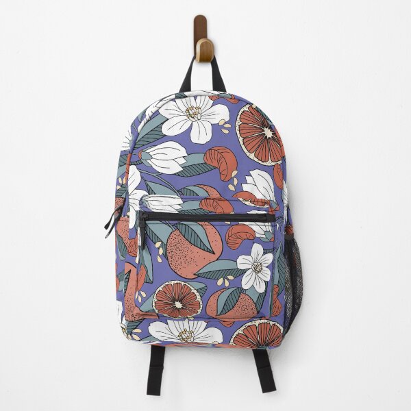 Item preview, Mandarin Orange Flowers and Fruit Pattern designed and sold by Gwen Tan.
