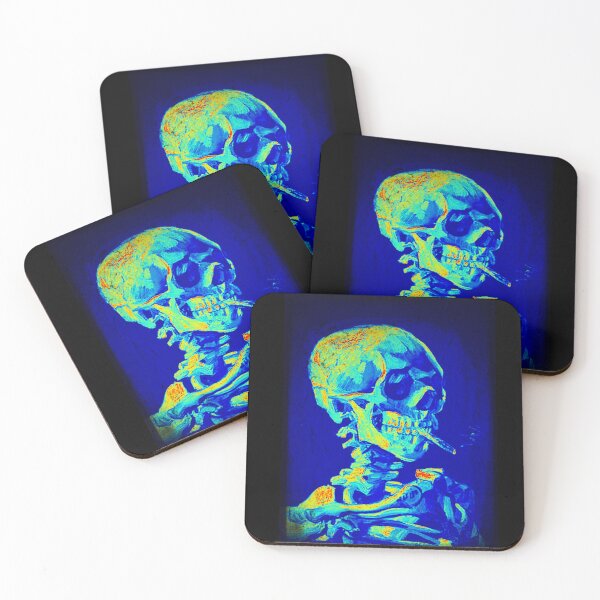 Item preview, Skull of a Skeleton with Burning Cigarette by Van Gogh (Modified) designed and sold by SPDguy.