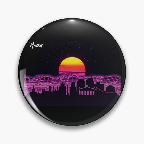 Item preview, Minsk Skyline Neon Nights designed and sold by DFerraz.