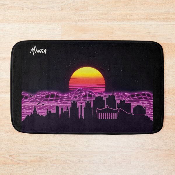Item preview, Minsk Skyline Neon Nights designed and sold by DFerraz.