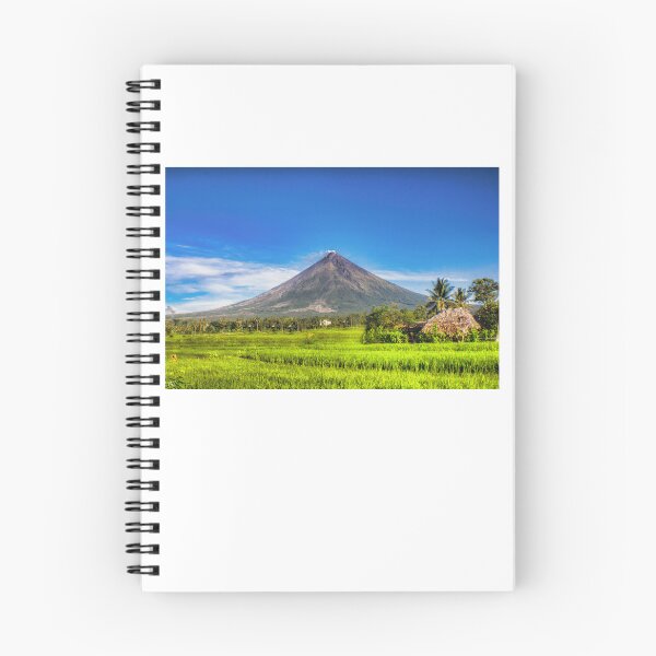 Item preview, Field with Mayon Volcano designed and sold by Pabalonshop.
