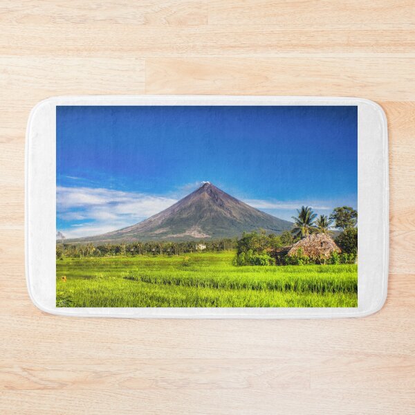 Item preview, Field with Mayon Volcano designed and sold by Pabalonshop.