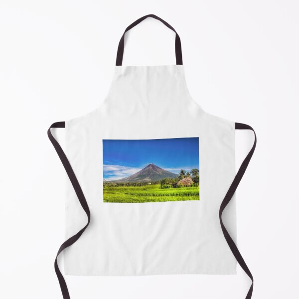Item preview, Field with Mayon Volcano designed and sold by Pabalonshop.