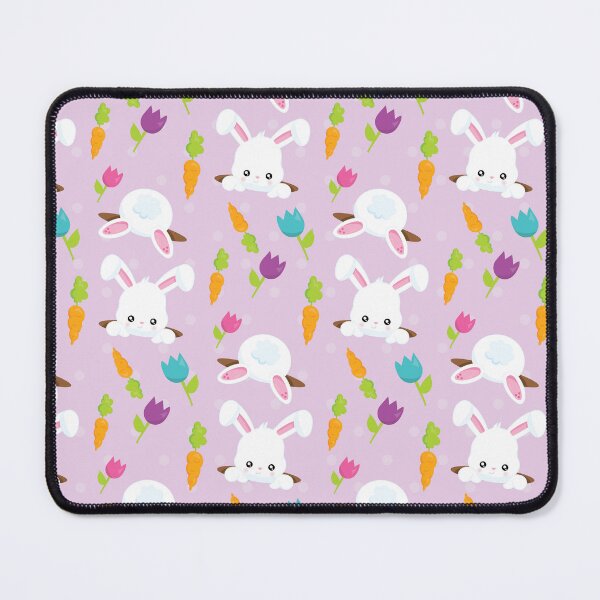 Item preview, Pink Easter Bunny Rabbit Cute Kawaii Pattern designed and sold by ILLYL Creatives.