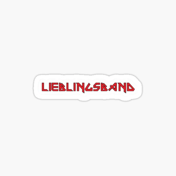 Lieblingsband - Lieblingsband Sticker