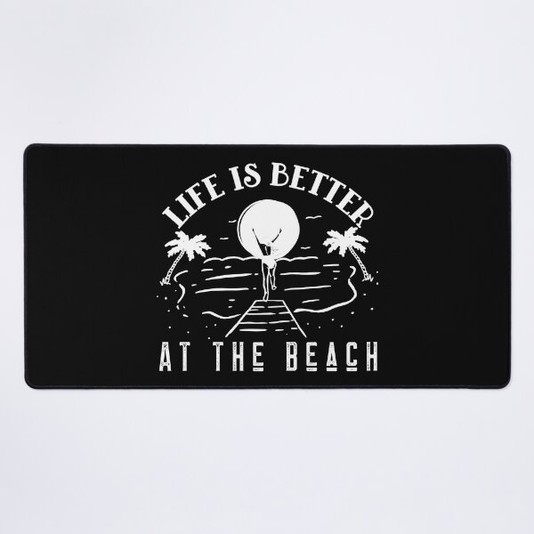 Item preview, Life Is Better At The Beach Waves Dive Dock Sunset designed and sold by LadySaltwater.