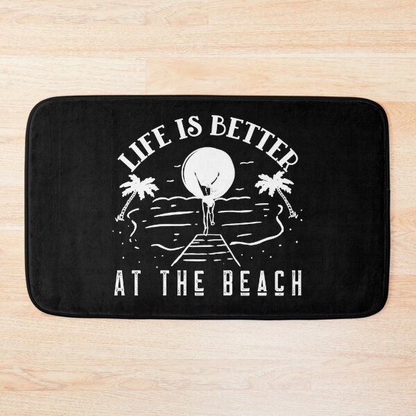 Item preview, Life Is Better At The Beach Waves Dive Dock Sunset designed and sold by LadySaltwater.