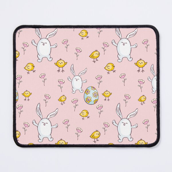 Item preview, Kawaii Easter Bunny Rabbit Egg with Chicks Peep Pattern designed and sold by ILLYL Creatives.