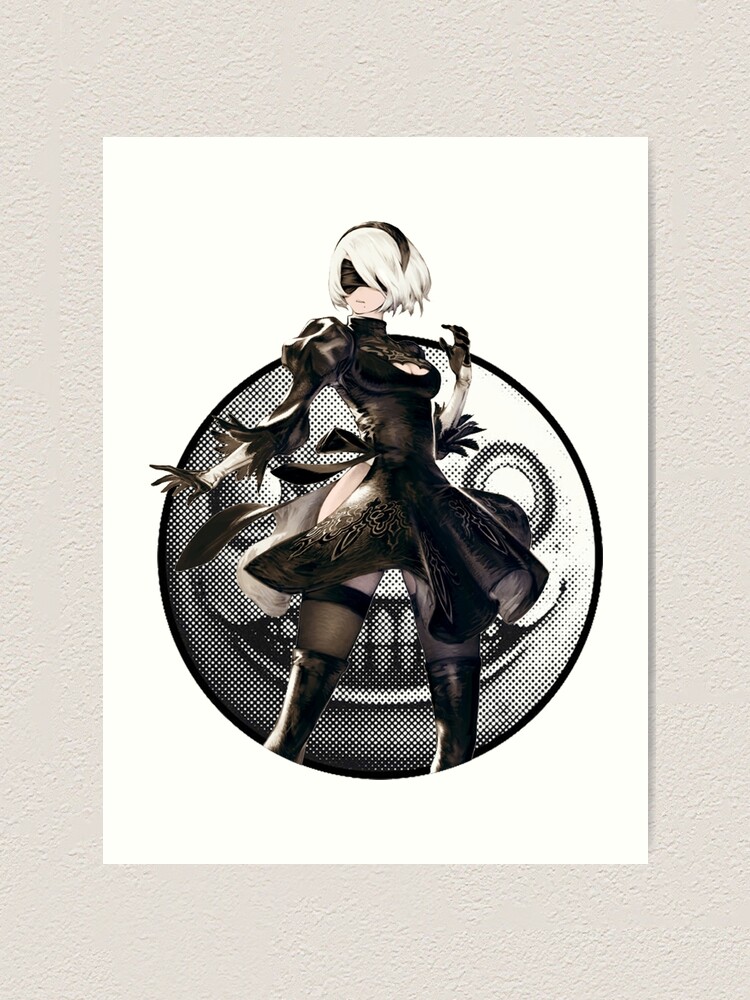 Nier Automata 2B Art Board Print for Sale by CassidyCreates