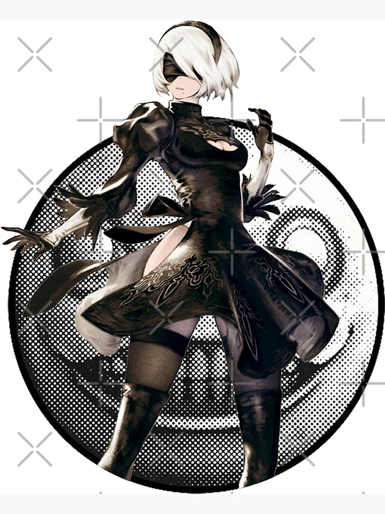 Nier Automata 2B Art Board Print for Sale by CassidyCreates