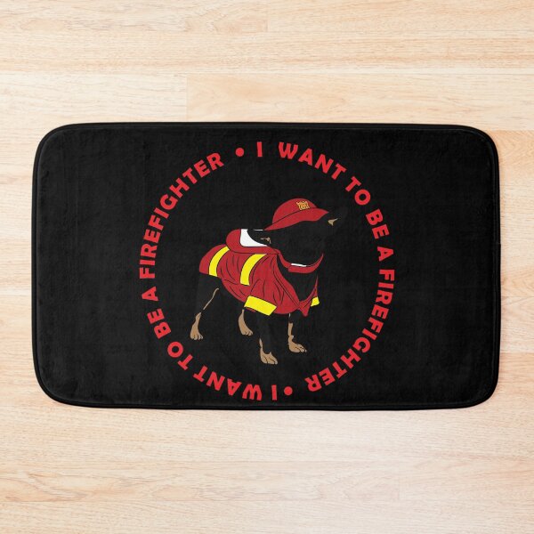 Item preview,  I want to be a firefighter/dog/artistic design designed and sold by SamRVstore.