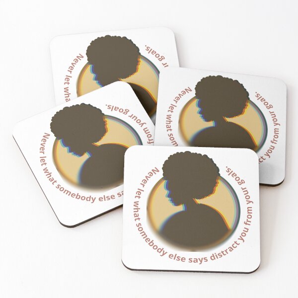 Item preview, Black History Month - Never let what somebody else says distract you from your goals. designed and sold by EverythingMaria.