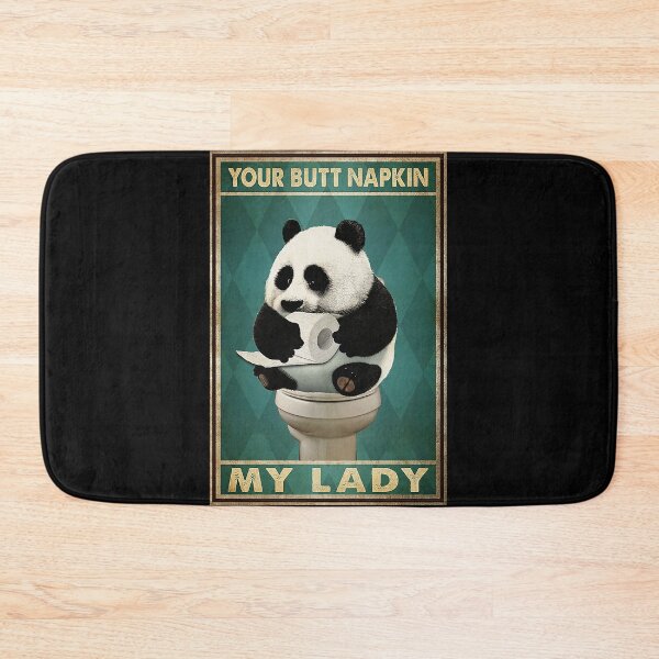 Item preview, Your butt napkin my lady panda lover designed and sold by KravecUziel.