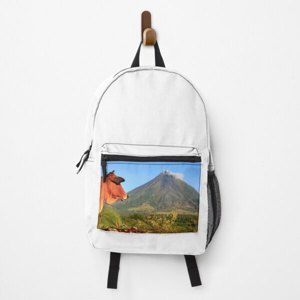 Item preview, Cow with Mayon Volcano background designed and sold by Pabalonshop.