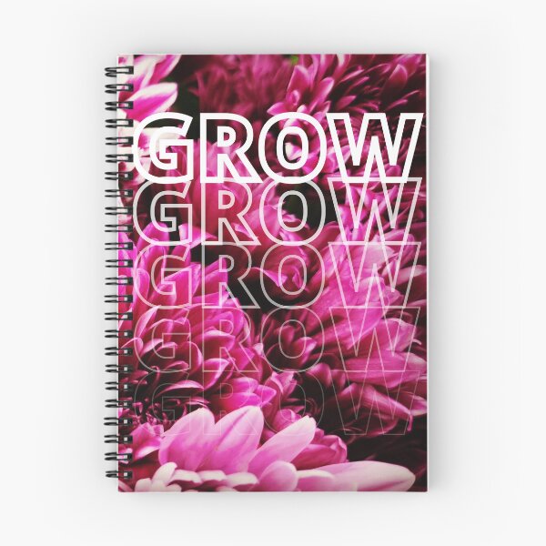 Item preview, GROW (above) - Frilly Magenta Flowers designed and sold by AliceSLee.