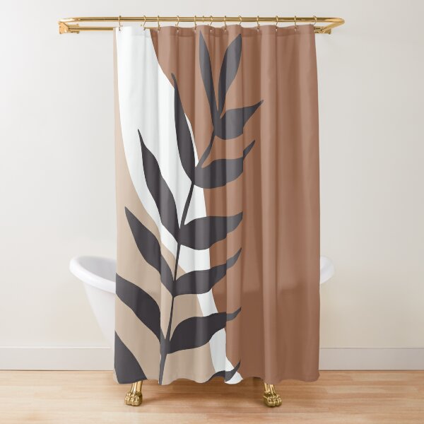 Shades of Brown Shower Curtain