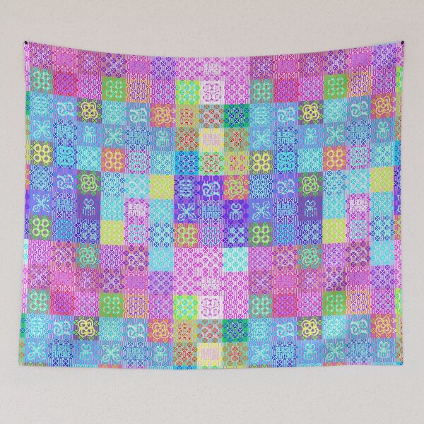 Item preview, Kente Adinkra Multi Color Pattern designed and sold by Nathan J Taylor Art.