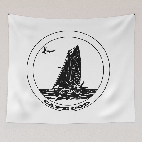 Item preview, Cape Cod - Gaff Rigged Cutter sailing off Cape Cod designed and sold by CHBB.